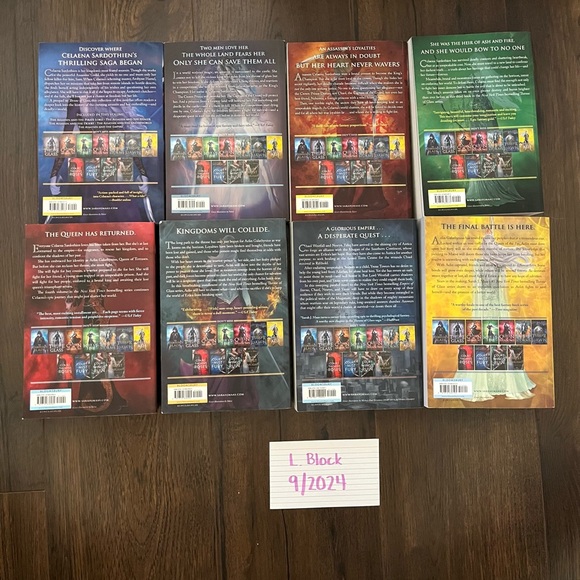 OOP Throne of Glass Complete Series Paperback Set - Picture 3 of 8